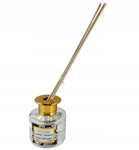 DYFUZOR ZAPACHOWY Z PATYCZKAMI 120ML PACZULA, GARDENIA