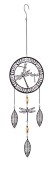 WISZĄCA DEKORACJA ŚCIENNA METAL ŁAPACZ SNÓW 74X18CM