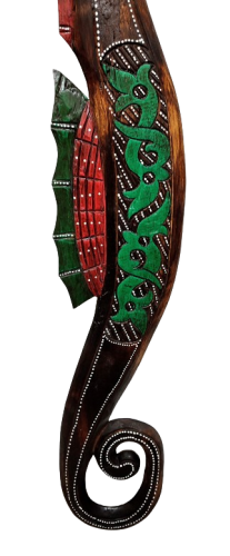 DREWNIANY KONIK MORSKI 90 CM