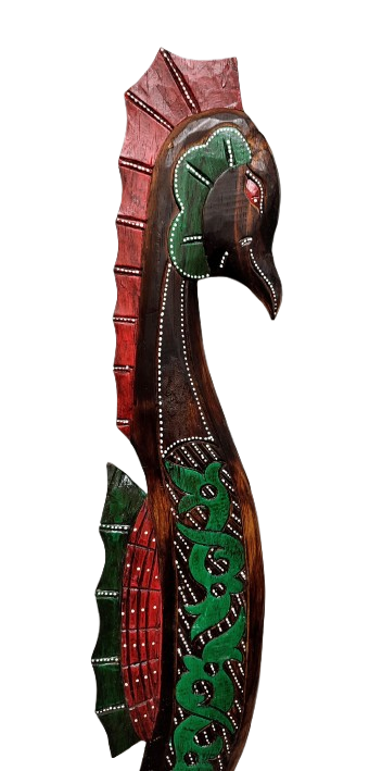 DREWNIANY KONIK MORSKI 90 CM