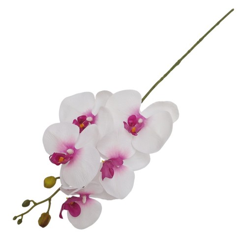 KWIAT SZTUCZNY STORCZYK POJEDYNCZY BIAŁO-RÓŻOWY H: 65 cm