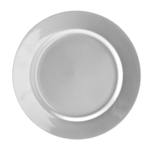 PODTALERZ OKRĄGŁY 33 x 33 x 2 CM SREBRNY