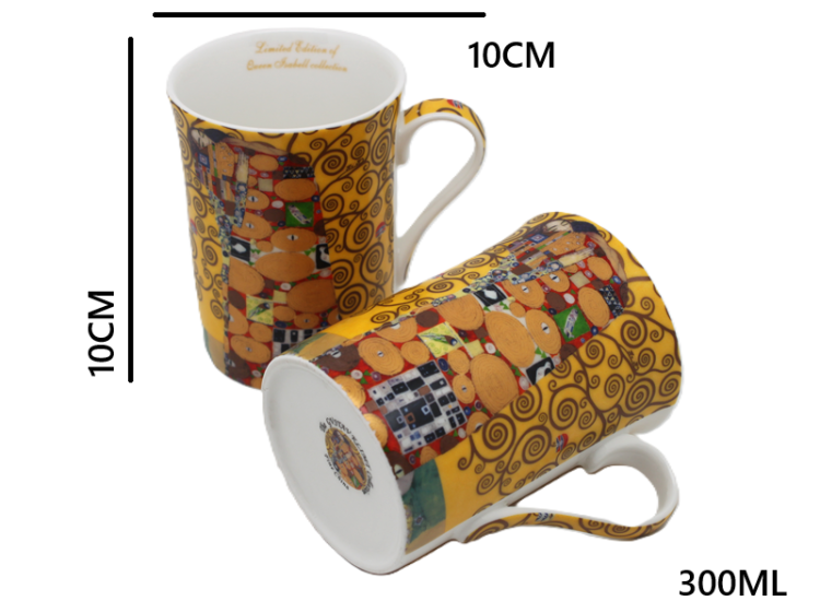 ZESTAW KUBKÓW 300ML G. KLIMT SPEŁNIENIE