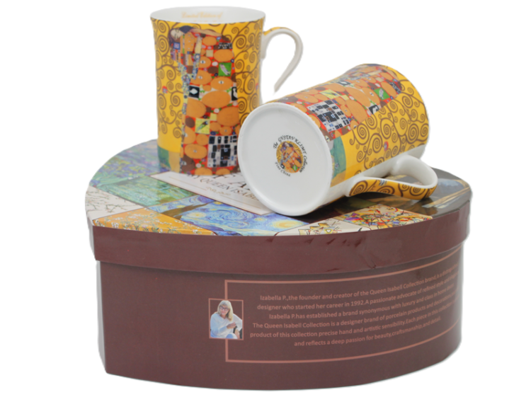ZESTAW KUBKÓW 300ML G. KLIMT SPEŁNIENIE