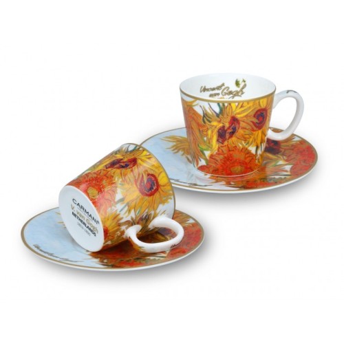 KPL. 2 FILIŻANEK ESPRESSO VAN GOGH SŁONECZNIKI