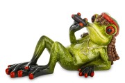 FIGURKA ŻABA RASTA REGGAE RELAX PREZENT