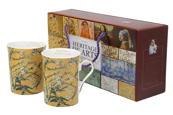 ZESTAW 2 KUBKÓW 300ML VAN GOGH KWITNĄCY MIGDAŁOWIEC