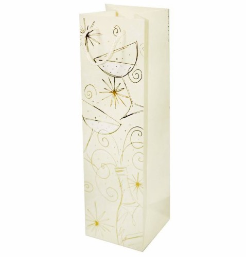 TOREBKA UPOMINKOWA 36x13x8 NA WINO KOLOR ECRU