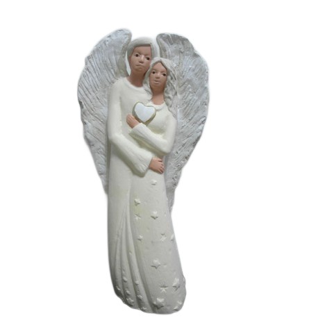 FIGURKA GIPSOWA ANIOŁY PARA 38,5
