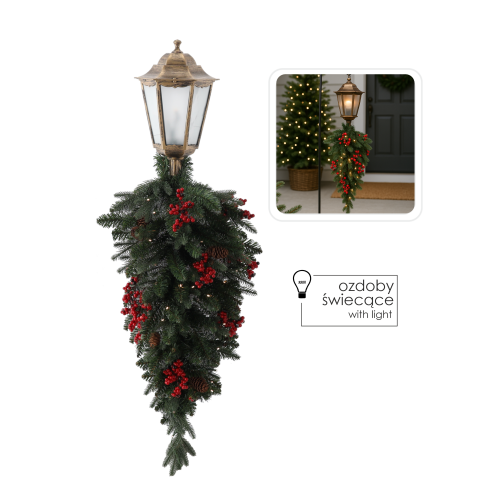 ŚWIĄTECZNY KINKIET BOŻONARODZENIOWY 90CM LED
