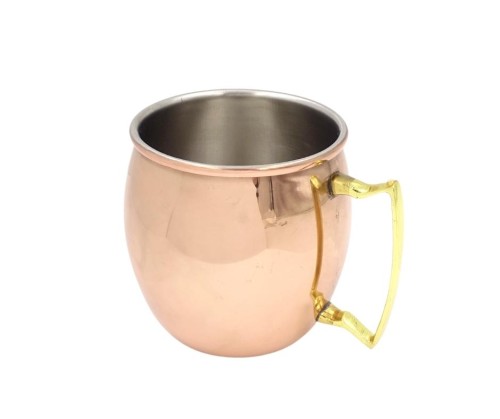 KUBEK ZE STALI NIERDZEWNEJ POKRYTY MIEDZIĄ 500ML 9 x 11 x 8.5 cm