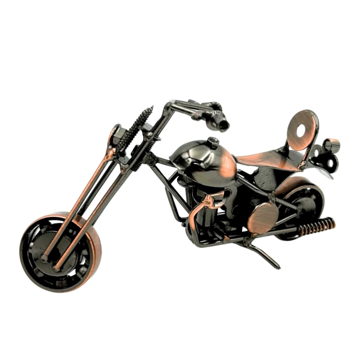 FIGURKA METALOWY MOTOCYKL