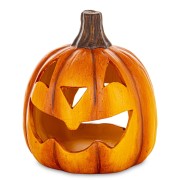 ŚWIECZNIK FIGURKA OZDOBNA DYNIA HALLOWEEN 17,5x15x15