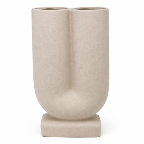 podwójny WAZON CERAMICZNY PODWÓJNY H25,5CM NATURAL HARMONY
